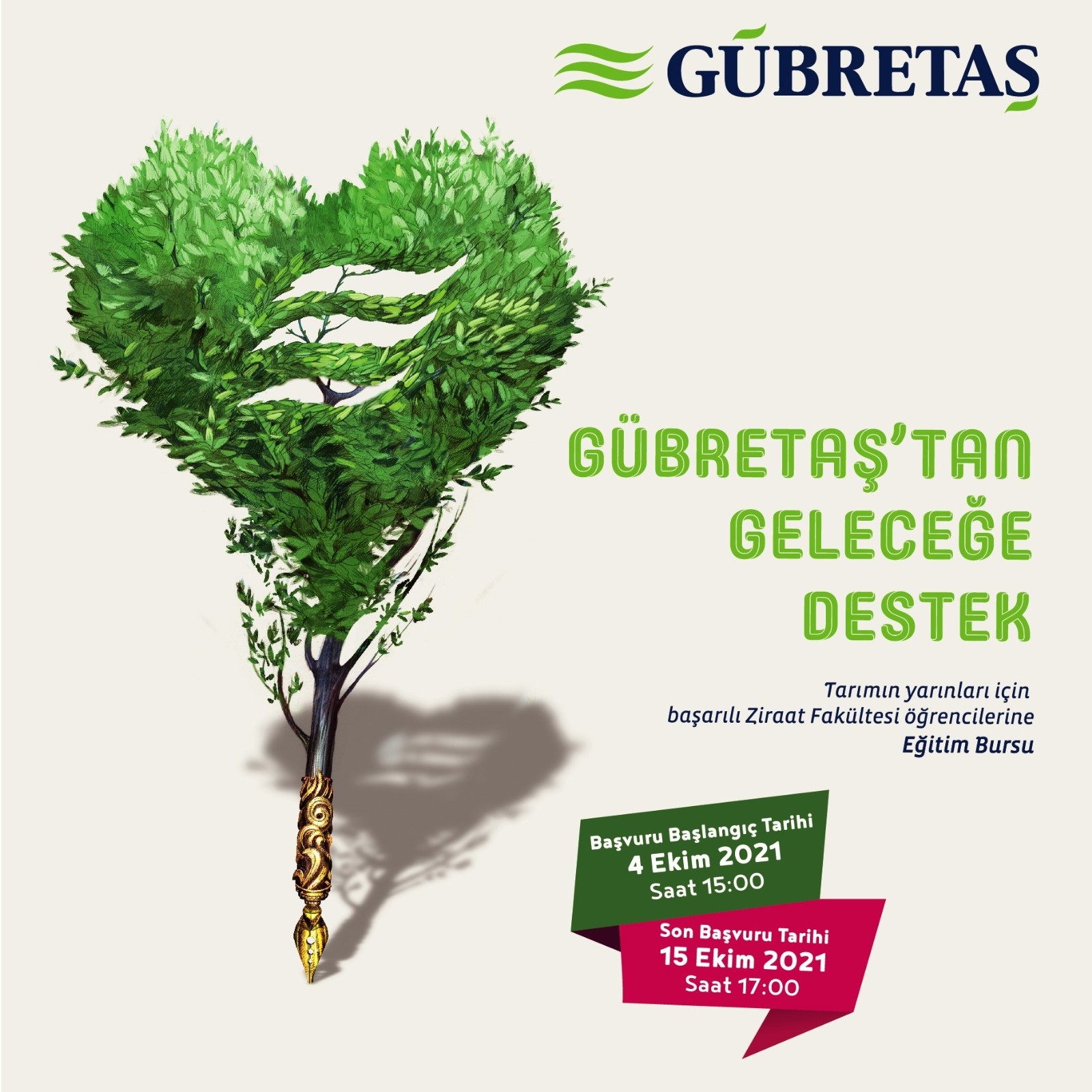 GÜBRETAŞ Eğitim Bursu’na başvurular 4 Ekim’de başlıyor