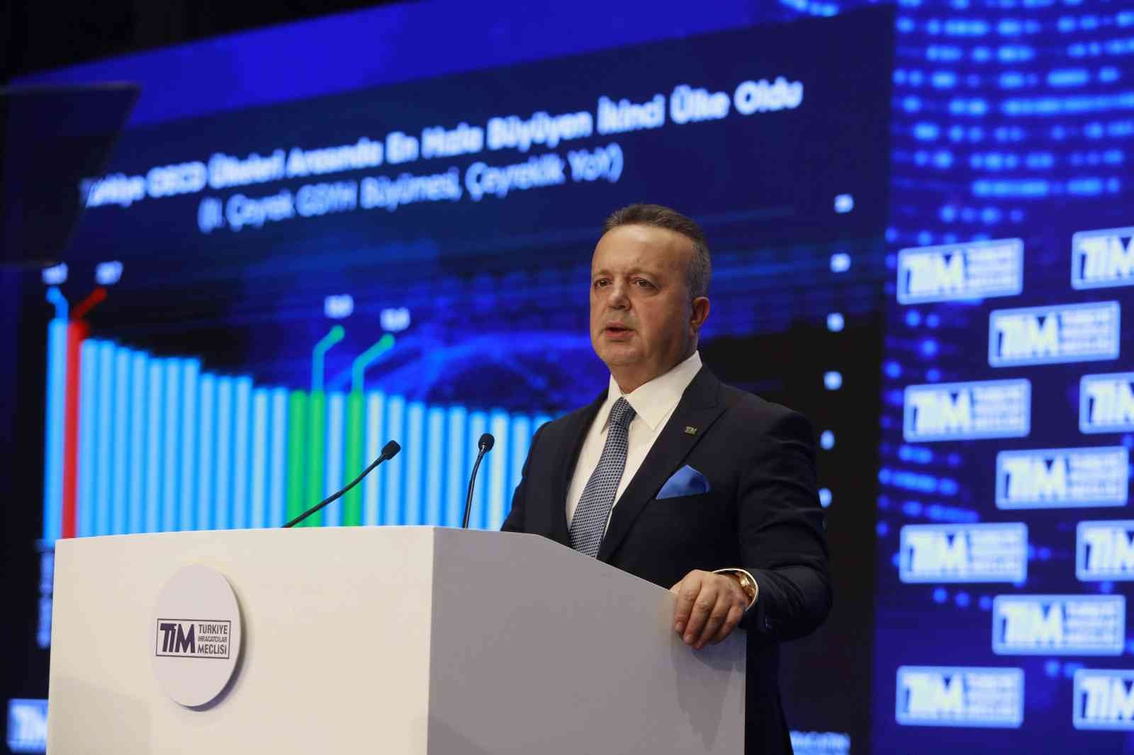 TİM Başkanı Gülle büyüme rakamlarını değerlendirdi