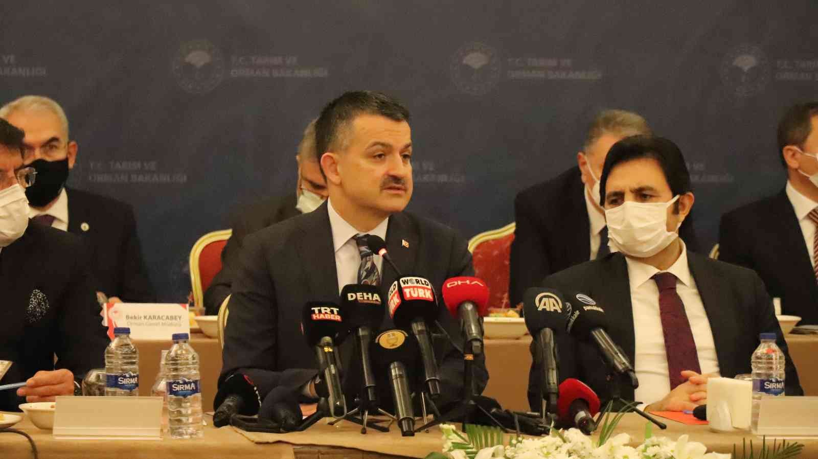 Bakan Pakdemirli: “Tarımsal kuraklıkla alakalı paket hazırladık”