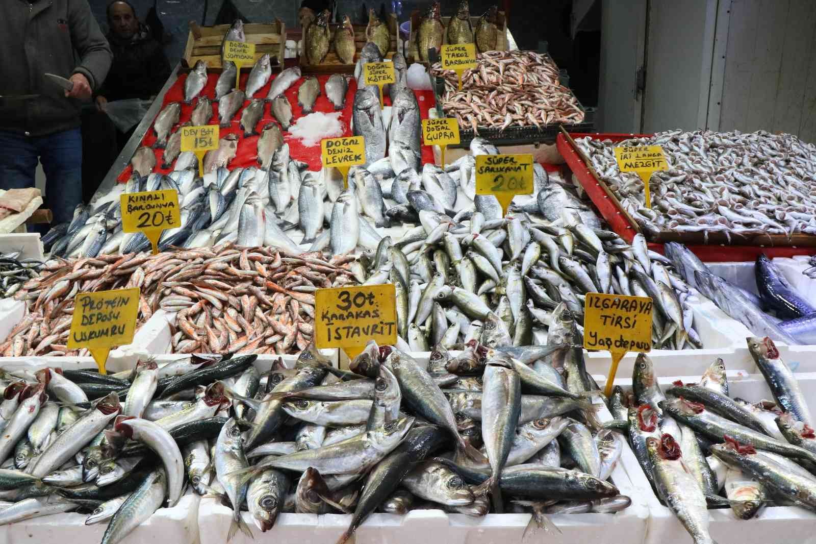 Samsun’da balık fiyatları arttı