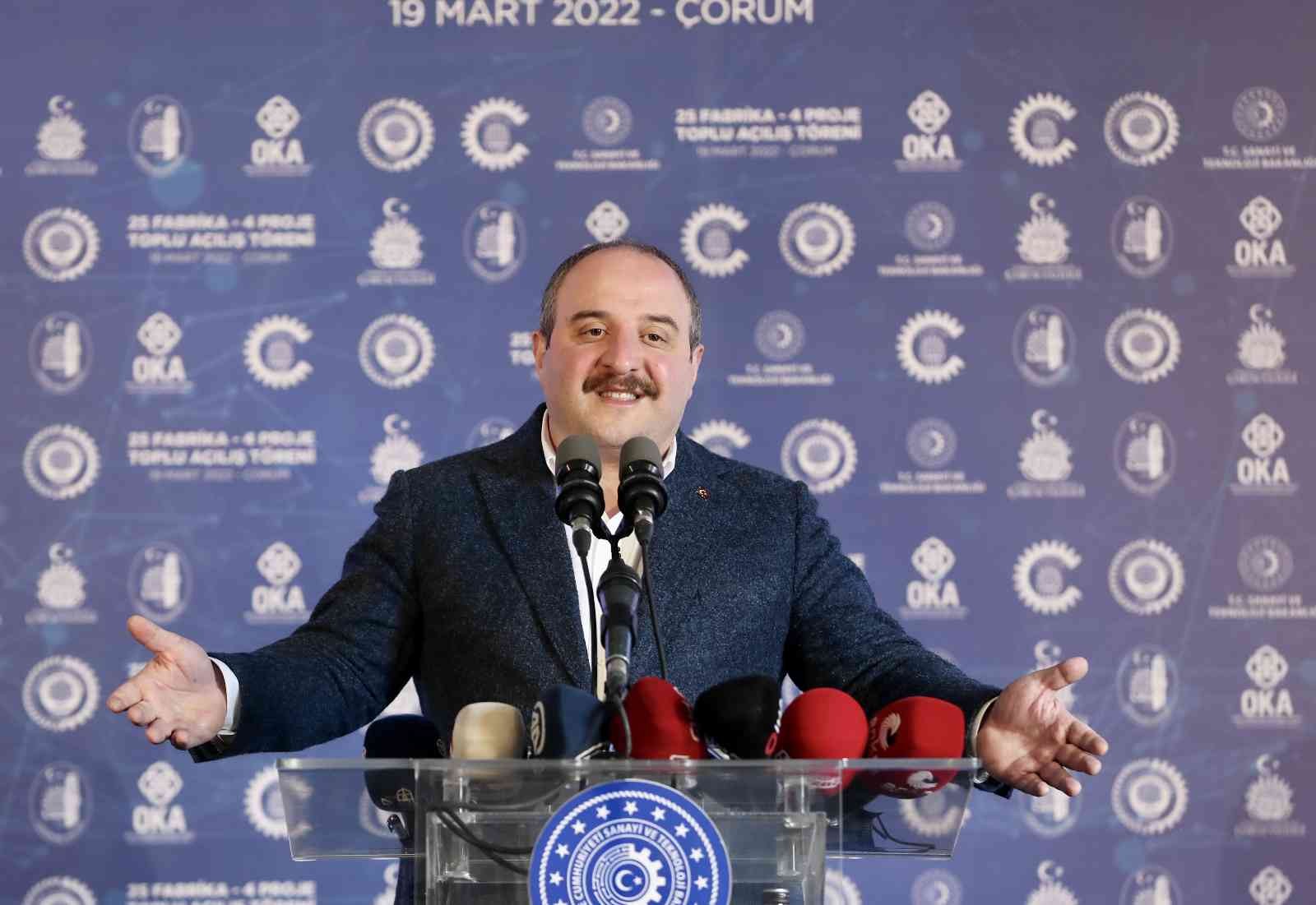 Sanayi ve Teknoloji Bakanı Varank: “Enflasyonu da kontrol altına alarak ülkemizi 2023 hedeflerine çok daha hızlı ulaştıracağız”