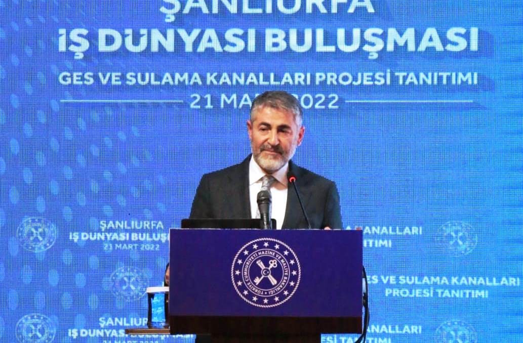 Bakan Nebati: "15 yılda tamamlanabilecek sulama yatırımlarını inşallah 2 yılda tamamlamış olacağız"