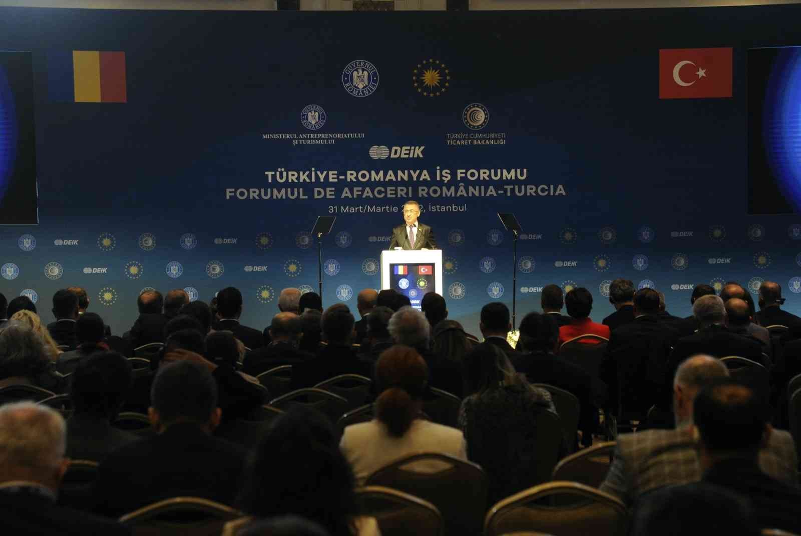 Cumhurbaşkanı Yardımcısı Oktay: ’’2025 yılı Türkiye-Romanya ticaret hacmi hedefi 15 milyar dolar"